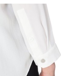 The Kooples Silk Crest Button Shirt