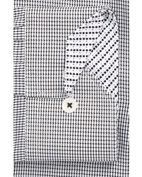 Bugatchi Trim Fit Diamond Grid Dress Shirt
