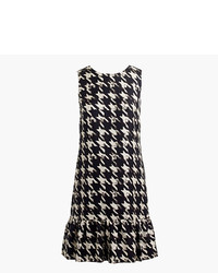 J.Crew Flounce Silk Dress In Wolfstooth