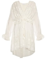 Zimmermann Harlequin Cotton And Silk Blend Dress