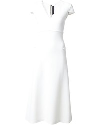 Roland Mouret V Neck A Line Dress