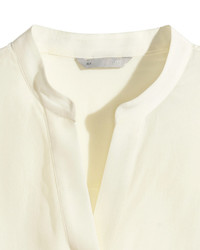 H&M Long Sleeved Silk Blouse