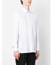 Zegna Button Up Cotton Silk Shirt