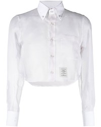 Thom Browne Cropped Silk Shirt