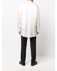 Dolce & Gabbana Long Sleeve Silk Longline Shirt