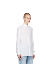 Valentino White Silk Shirt