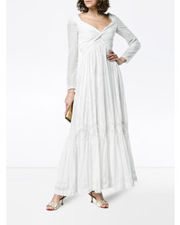 Etro Silk Cotton Blend Maxi Dress