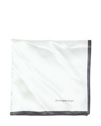 Ermenegildo Zegna Printed Silk Pocket Square