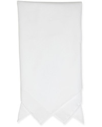 Stefano Ricci Silk Handkerchief White