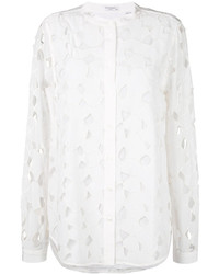 Equipment Cut Out Broderie Anglaise Shirt