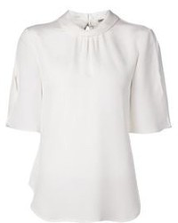 L'Agence Pleated Blouse