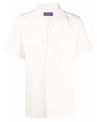 Ralph Lauren Purple Label Short Sleeve Silk Shirt