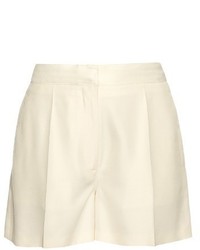 Valentino Structured Shantung Silk Shorts
