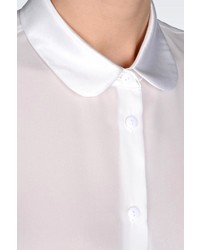 Giorgio Armani Silk Shirt With Satin Collar