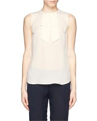 Nobrand Turnia Bow Silk Georgette Blouse