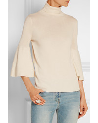 The Row Adara Cashmere And Silk Blend Sweater Ivory