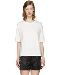 3.1 Phillip Lim White Silk Combo T Shirt