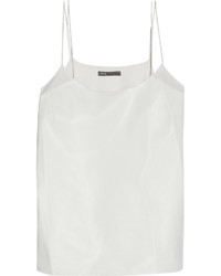 Vince Leather And Stretch Silk Camisole
