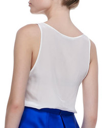 Suboo Relaxed Silk Tank White