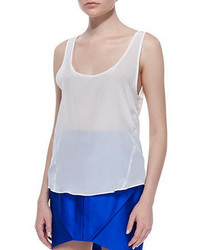 Suboo Relaxed Silk Tank White
