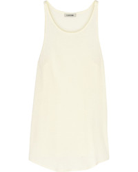 Totme Vail Ribbed Silk And Cotton Blend Tank