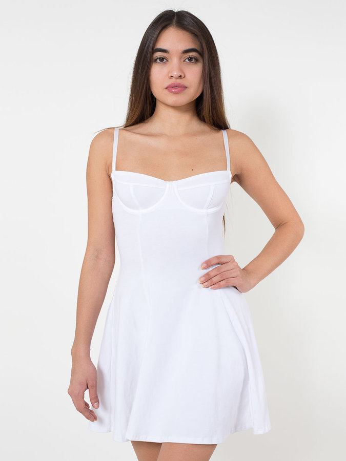 white spandex dress