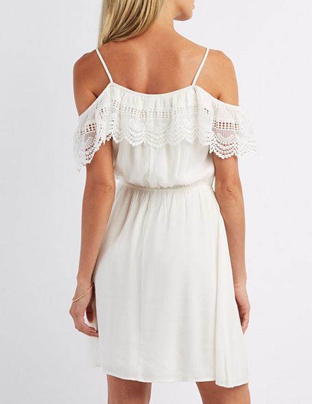 charlotte russe cold shoulder dress