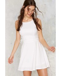 Factory Alia Fit Flare Lace Up Dress