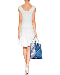 Donna Karan New York Cap Sleeve Fit And Flare Dress