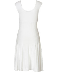 Donna Karan New York Cap Sleeve Fit And Flare Dress