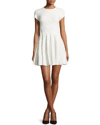 Parker Soren Fit And Flare Dress White