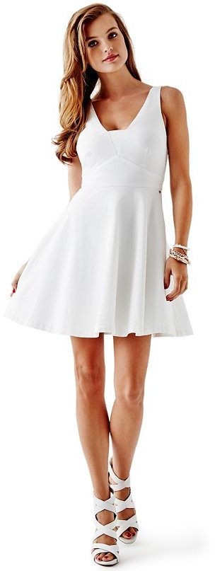 guess white dresses