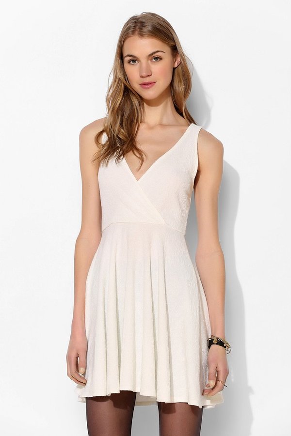 Urban Outfitters Pins And Needles Surplice Skater Dress, $49 | Urban ...
