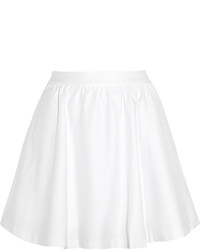 Alice + Olivia Laine Stretch Cotton Mini Skirt