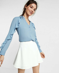 Express Mini Fit And Flare Skirt