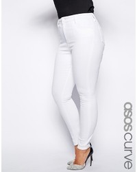Asos Curve Curve Ridley Skinny Jean In White White