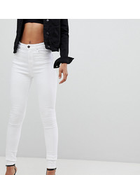 Asos Tall Asos Design Tall Ridley High Waist Skinny Jeans In White