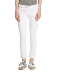 Amo Bow Back Zip Cuff Cropped Skinny Jeans