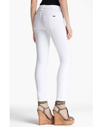 burberry white skinny jeans