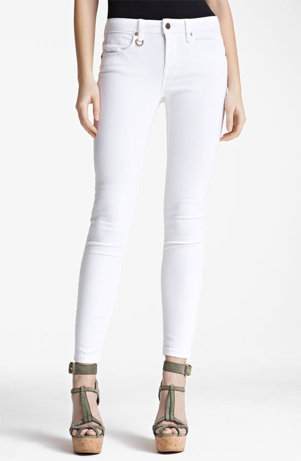burberry brit white jeans