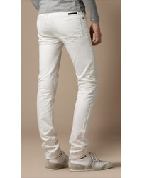 Burberry Shoreditch White Skinny Fit Jeans