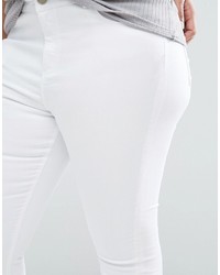 Asos Curve Curve Ridley Skinny Jean In White