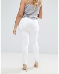 Asos Curve Curve Ridley Skinny Jean In White
