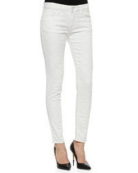 Vince D Id Denim Florence Textured Skinny Jeans White