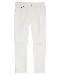 Off-White Distressed Skinny Jeans