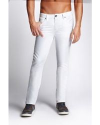 white slim jeans mens