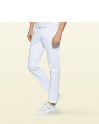Gucci Resinated Cotton Skinny Jean