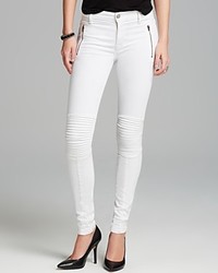 Hudson Jeans Stark Moto Skinny In White