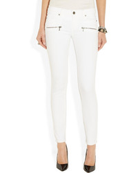Paige Indio Zip Mid Rise Skinny Jeans