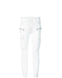Unravel Project Lace Front Skinny Jeans